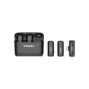 Microfone Sem Fio Satellite A-MK242 Lightning - Preto