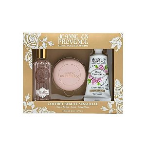 Kit Perfume Jeanne En Provence Rose Edp 60ML - Feminino 3 Peças