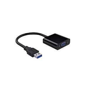 Cabo Adaptador Conversor USB 3.0 para VGA 1080P STA-U3VF01