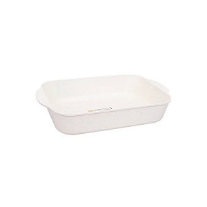 Assadeira de Granito Branco Jio de 22x30 cm