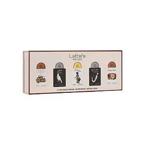 Kit Perfumes Lattafa Pride Nº 5 Eau de Parfum - Unissex 5 Peças