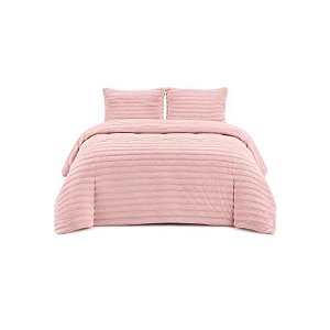 Cobertor com Fronha Goldsun Rosa 73x50cm 188x232cm
