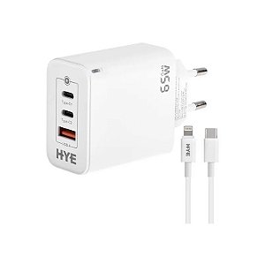 Carregador Hye HYEC79L / 65W / USB-C - Lightning