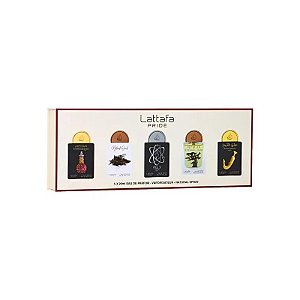 Kit Perfumes Lattafa Pride Nº 2 Eau de Parfum - Unissex 5 Peças