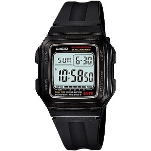 Relógio Casio Digital F-201WA-1ADF - Masculino