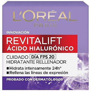 Creme L'Oréal Revitalift Ácido Hialurônico Diurno - 50mL
