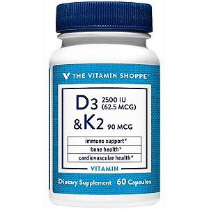 COMPLEM T.V.SHOPPE D3 2500UI & K2 90 60CÁPSULAS