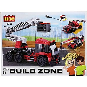 Jogo Zona de Construção 3 em 1 - 3728 (320 Peças)
