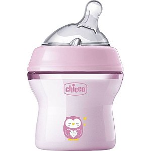 Mamadeira para Bebê Chicco NaturalFeeling 150mL - 81311-100 (Rosa)