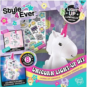 Kit Luminoso de Unicórnio Style 4Ever Canal Toys - OFG 293