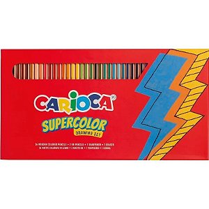 Kit de Desenho Lápis de Cor Supercolor - Conjunto 43395 (40 cores)