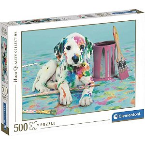 Quebra-cabeça The Funny Dalmatian High Quality Collection Clementoni - 35537 (500 peças)