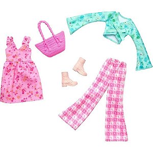 Kit de Roupas para Boneca Barbie Fashion Pack Mattel - HRH43