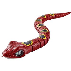 Cobra Deslizante Robo Alive Zuru - 7150 Vermelho