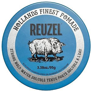Pomada Reuzel Azul Fixação Forte Resistente à Água Solúvel - 95g