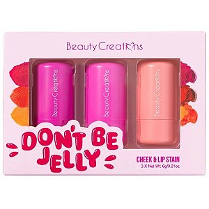 Blush Labial Beauty Creations Don't Be Jelly (3 Cores de 6g)