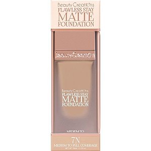 Base Líquida Beauty Creations Flawless Stay Matte Foundation 7N - 30mL
