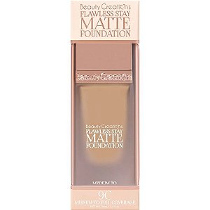 Base Líquida Beauty Creations Flawless Stay Matte Foundation 9C - 30mL