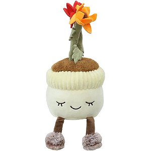 Vaso de Pelúcia com Gerberas Greenhouse Jazwares - RBGH00034