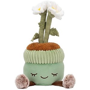 Vaso de Pelúcia com Margaridas Greenhouse Jazwares - RBGH00033