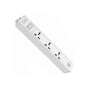 Filtro de Linha THES13041VSB 3 Tomadas - 2 USB