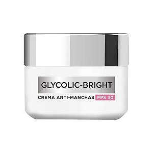 Creme Facial de Dia L’Oréal Paris Glycolic Bright Antimanchas FPS 30 - 50ML