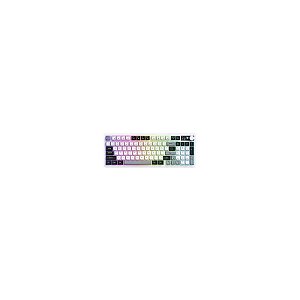 Teclado Gamer Onikuma MT902 Sem Fio / RGB / Inglês - Branco