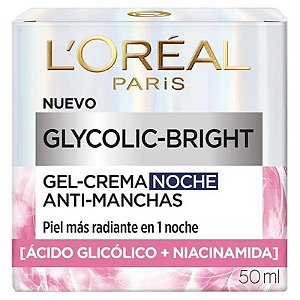 Creme Noturno L'Oréal Glycolic-Bright Anti-manchas - 150mL