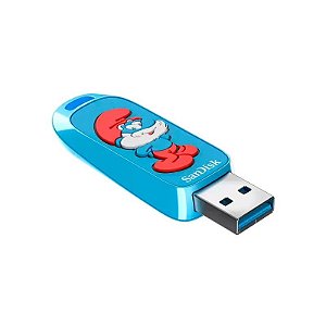 Pendrive Sandisk G46 128GB USB-A Smurfs Azul - Sdczis