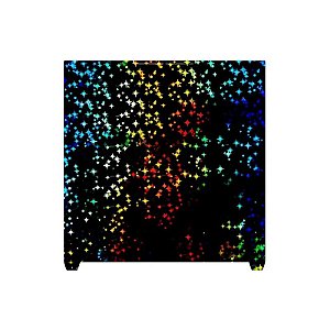 Placa Dupla Face Pei Starry Black Creality 350X350 4004090154