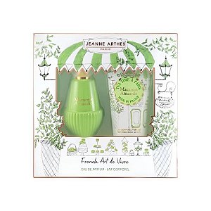 Kit Perfume Jeanne Arthes Macaron Amande Edp 100ML + Loção Corporal 150ML - Feminino