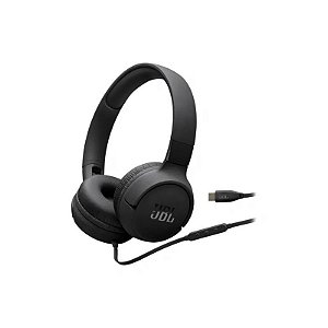 Fone de ouvido JBL Tune T520C USB-C Preto JBLT520CBLKAM