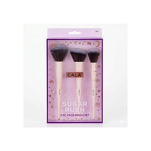 Kit de Pincéis Cala Face Sugar 3 Peças