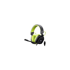 Fone de Ouvido Gamer Havit Gamenote H2048U com Fio - Preto / Verde