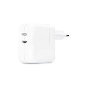 Carregador Apple MW2K3BZ/A - 35W - USB-C Duplo - Branco