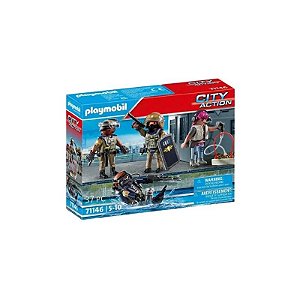 Kit de Figura da Unidade Tática Playmobil