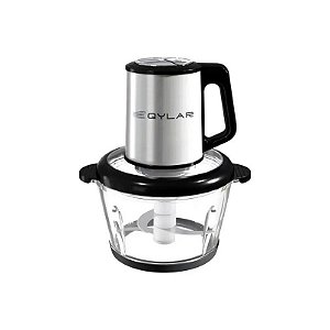 Triturador de Alimentos Qylar Tritu Max Pulse QY-2013 500W 220V 2L - Preto/Aço Inox
