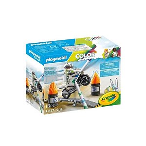 Brinquedo Playmobil PM-Cor Motocicleta