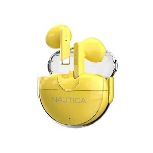 Fone de Ouvido Sem Fio Nautica T320 Intra-auricular TWS - Amarelo