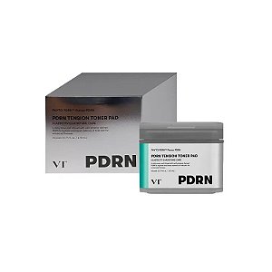 Almofadas Tônicas VT Cosmetics PDRN Tension Tônico de 60 Unidades