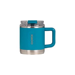 Caneca Térmica Igloo Flip 'N' Sip - 443ml - Azul Moderno