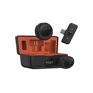 Microfone Sem Fio para Celular Satellite A-MK202 - Preto