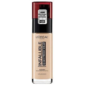 Base Líquida L'Oréal Infallible Fresh Wear 420 True Beige - 30mL