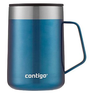 Caneca Térmica Contigo Caneca em Aço Inoxidável (414mL) - Milho Azul