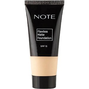 Base Líquida Note Flawless Matte Foundation 02 Natural Bege - 25mL