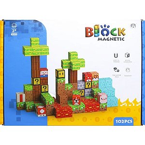 Blocos Magnéticos de Construção Chuang Huang - CH1378 (102 peças)
