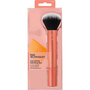 Pincel Esfumador Real Techniques + Esponja de Maquiagem 0518