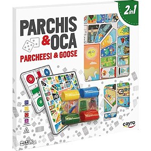 Jogo de Parchis e Oca 2 em 1 Cayro 095