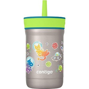 Garrafa Térmica Contigo Kids Leighton 354ml - Espaço Juniper