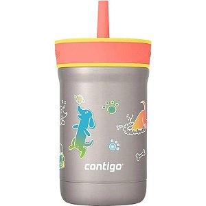 Vaso Térmico Contigo Kids Leighton 354ml - Abacaxi